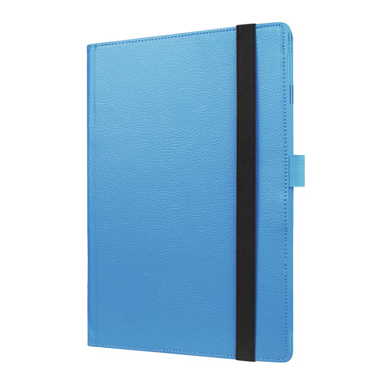 Litchi Texture Stand Leather Flip Cover for Lenovo Yoga Book 2 - Baby Blue-4