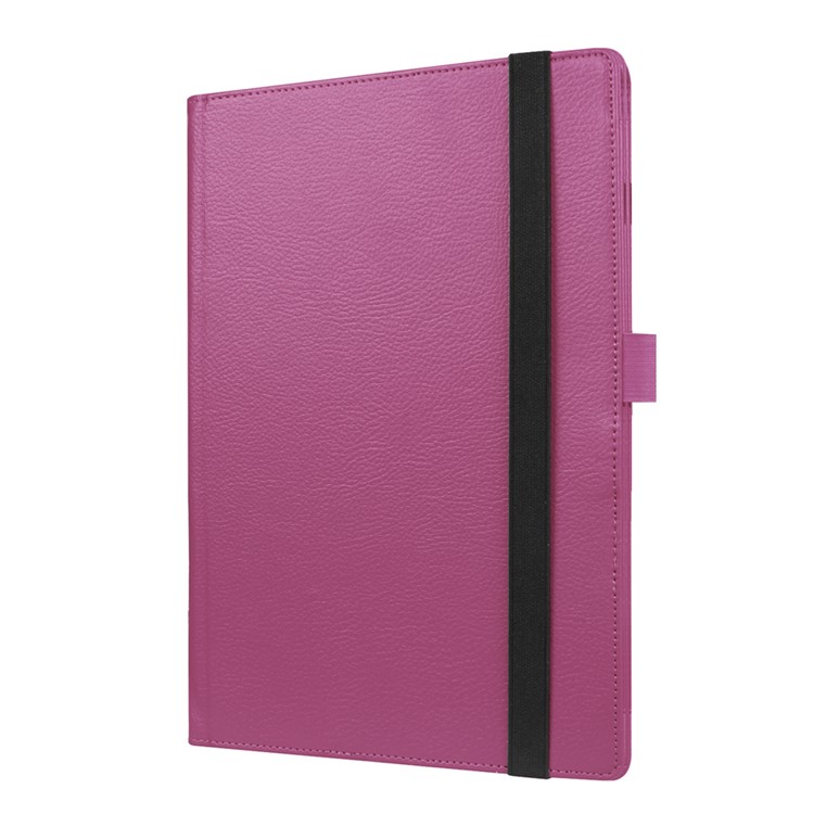 Litchi Texture Protective Leather Cover for Lenovo Yoga Book 2 - Purple-4