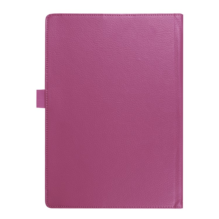 Litchi Texture Protective Leather Cover for Lenovo Yoga Book 2 - Purple-5