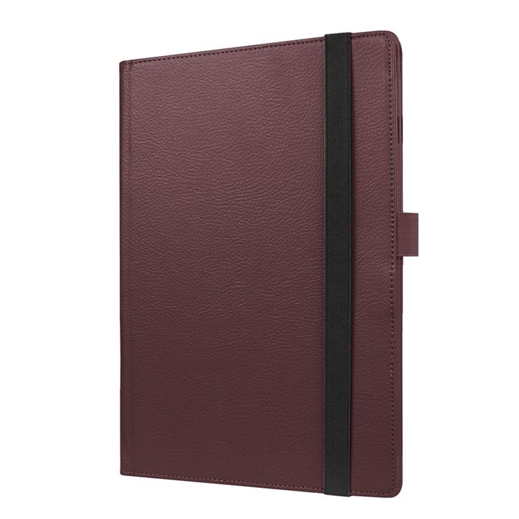 Litchi Texture Stand Flip Leather Case for Lenovo Yoga Book 2 - Brown-4