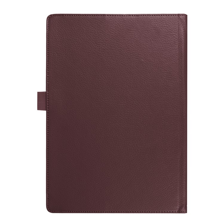 Litchi Texture Stand Flip Leather Case for Lenovo Yoga Book 2 - Brown-5