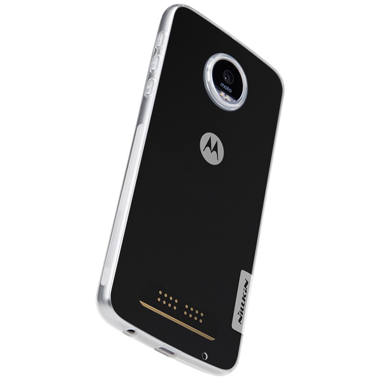 NILLKIN 0.6mm Nature TPU Case for Motorola Moto Z Play - White-4