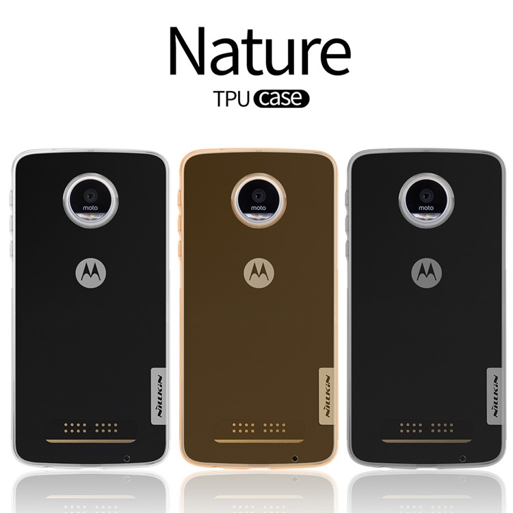NILLKIN 0.6mm Nature TPU Case for Motorola Moto Z Play - White-7