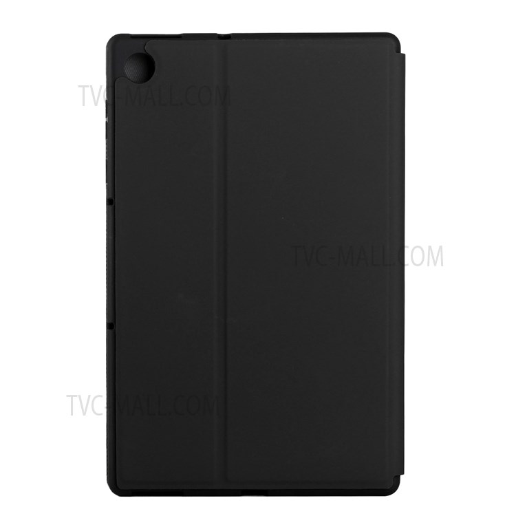 Solid Color Light Thin Anti-fall PU Leather + TPU Tablet Case with Stand for Lenovo Tab M10 Plus/Smart Tab M10 FHD Plus TB-X606F/TB-X606X - Black-3