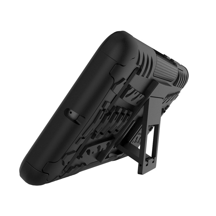Tyre Pattern PC + TPU Hybrid Case for Lenovo K6 with Kickstand - Black-5