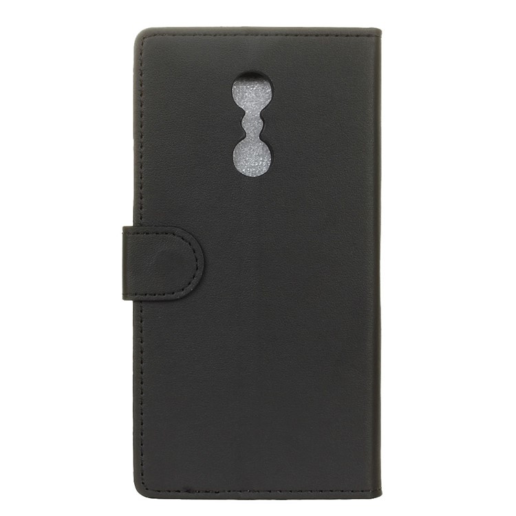 Wallet Leather Stand Case for Lenovo K6 Note - Black-2