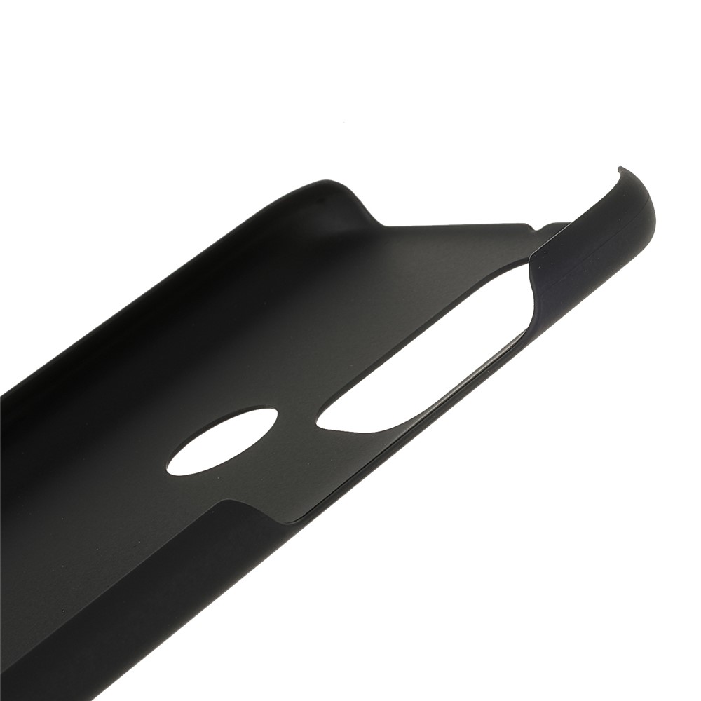 Phone Protection Covering Rubberized Hard PC Anti-Scratch Protective Phone Case for Motorola G Pure - Black-7
