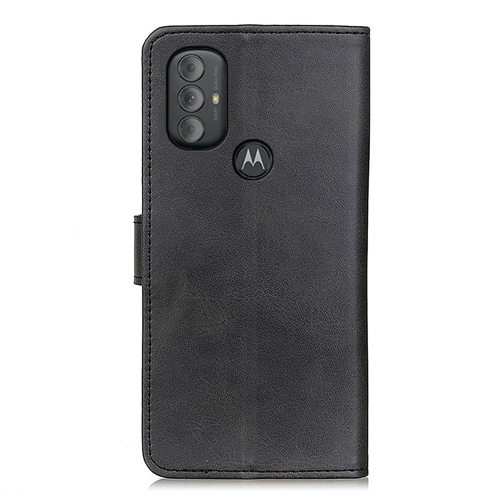 360 Degree Protection Stand Book Design PU Leather Wallet Flip Magnetic Folio Phone Cover for Motorola Moto G Power (2022) - Black-3