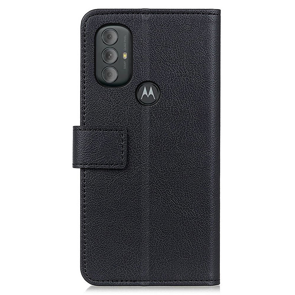 For Motorola Moto G Power (2022) Anti-drop PU Leather + TPU Flip Phone Case Protective Shell with Wallet Stand - Black-3