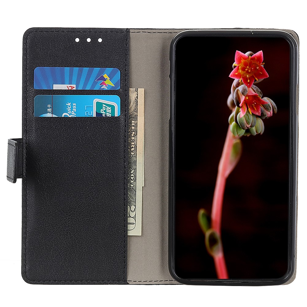 For Motorola Moto G Power (2022) Anti-drop PU Leather + TPU Flip Phone Case Protective Shell with Wallet Stand - Black-4