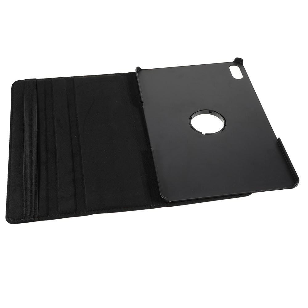 360 Degree Rotary Stand Elastic Band Closure PU Leather Tablet Case Cover for Lenovo Tab P12 Pro - Black-11