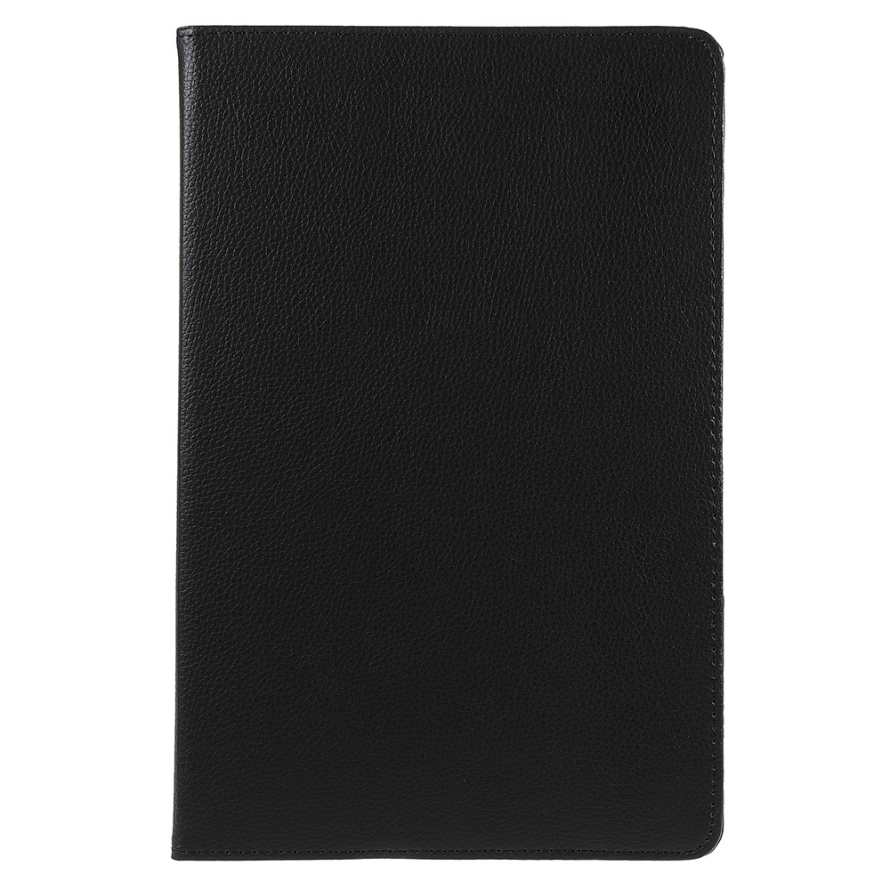 360 Degree Rotary Stand Elastic Band Closure PU Leather Tablet Case Cover for Lenovo Tab P12 Pro - Black-2