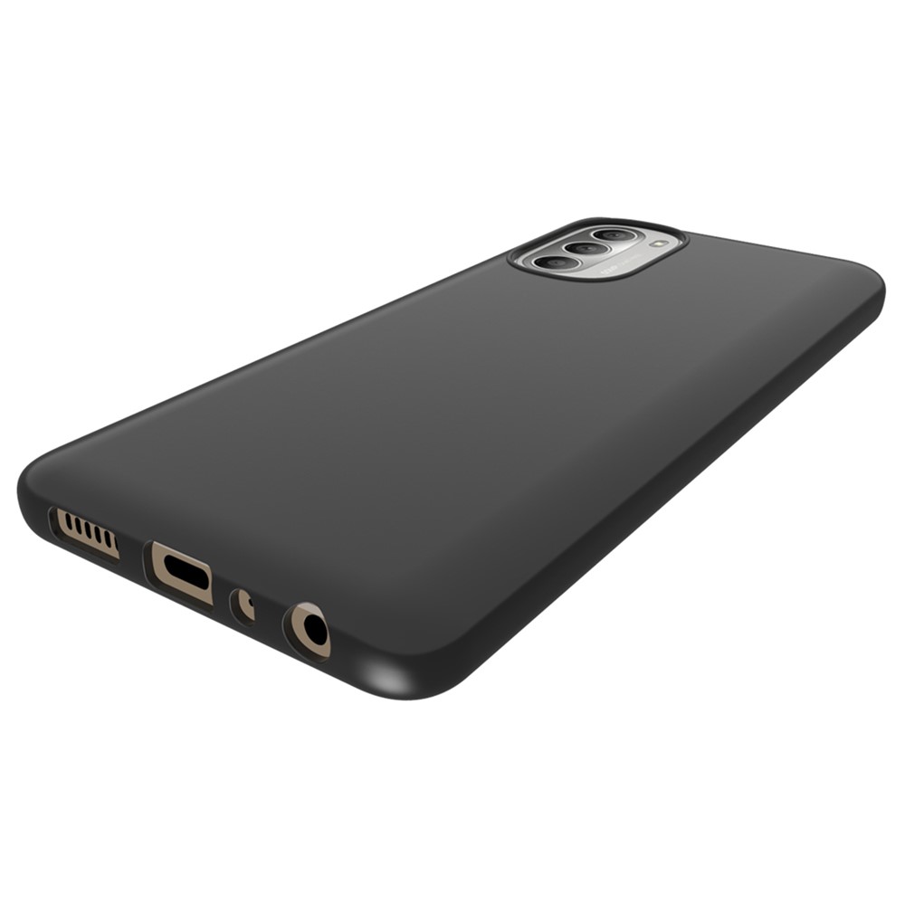 10Pcs/Pack Matte Surface Phone Case Flexible TPU Protective Cover for Motorola Moto G51 5G-3
