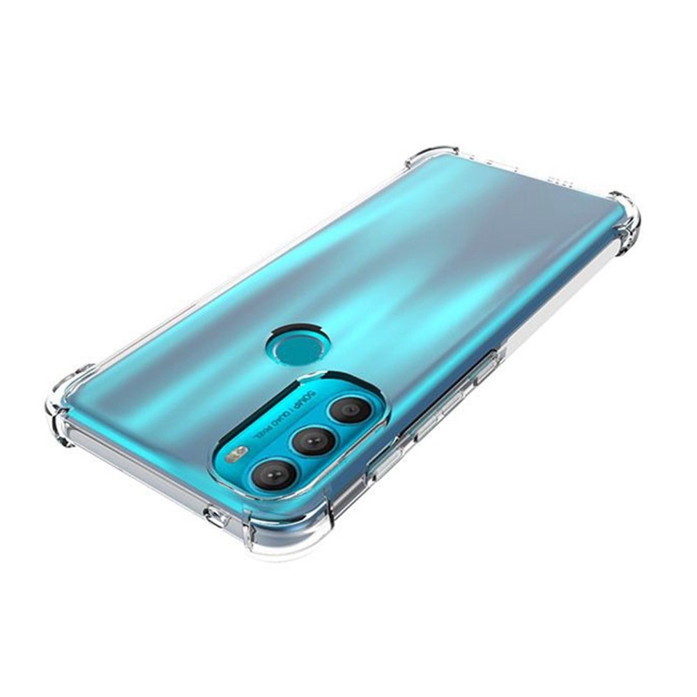 Drop Protection Reinforced Corners Clear Soft TPU Anti-Slip Phone Case for Motorola Moto G71 5G-2