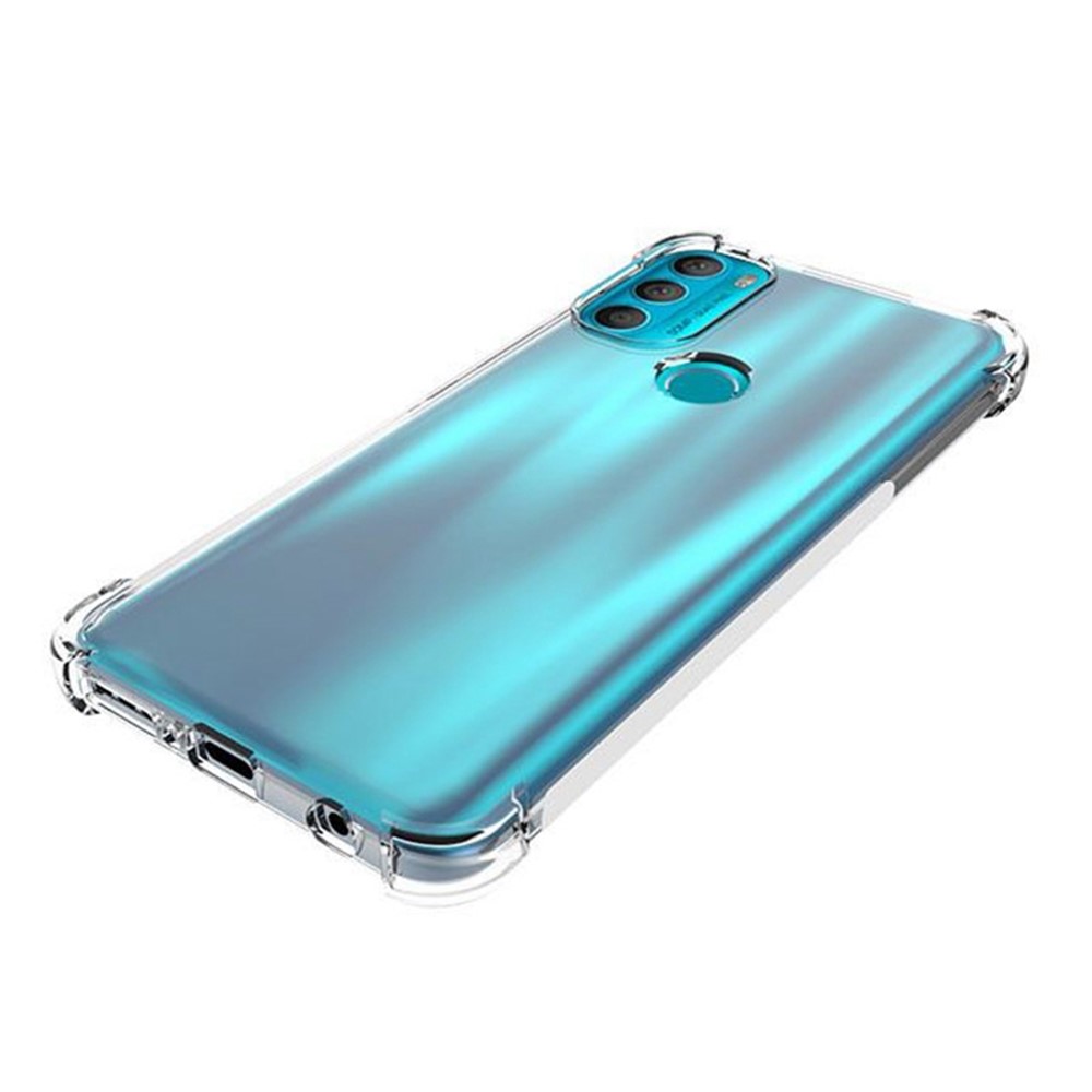 Drop Protection Reinforced Corners Clear Soft TPU Anti-Slip Phone Case for Motorola Moto G71 5G-3