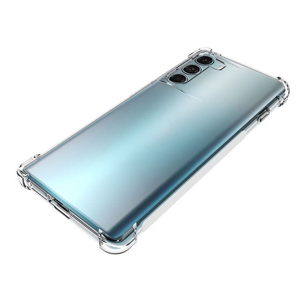Transparent Shock Absorption Non-Slip TPU Protective Phone Case for Motorola Moto G200 5G-3