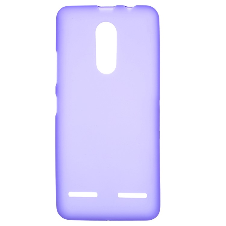 Matte Anti-fingerprint TPU Protector Case for Lenovo K6 - Purple-1