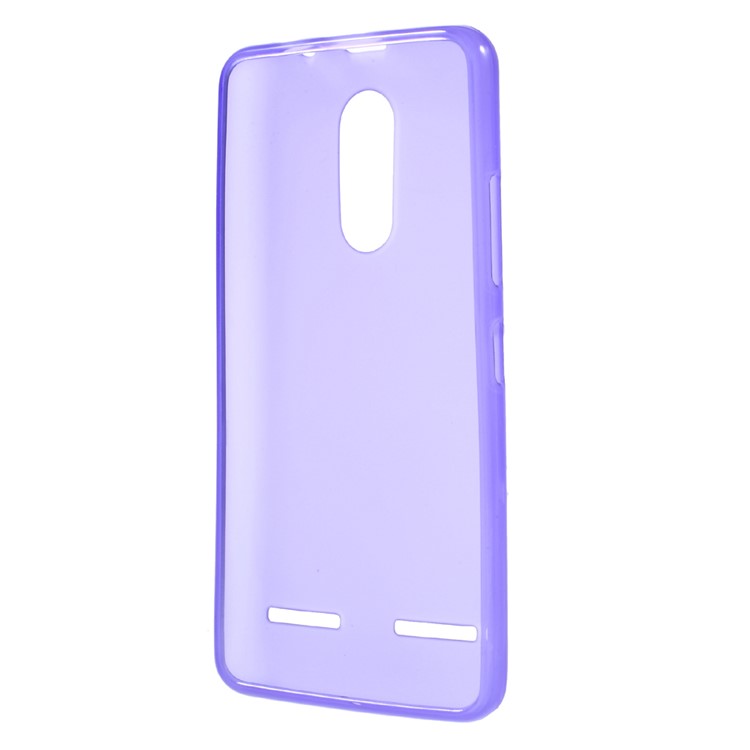 Matte Anti-fingerprint TPU Protector Case for Lenovo K6 - Purple-2