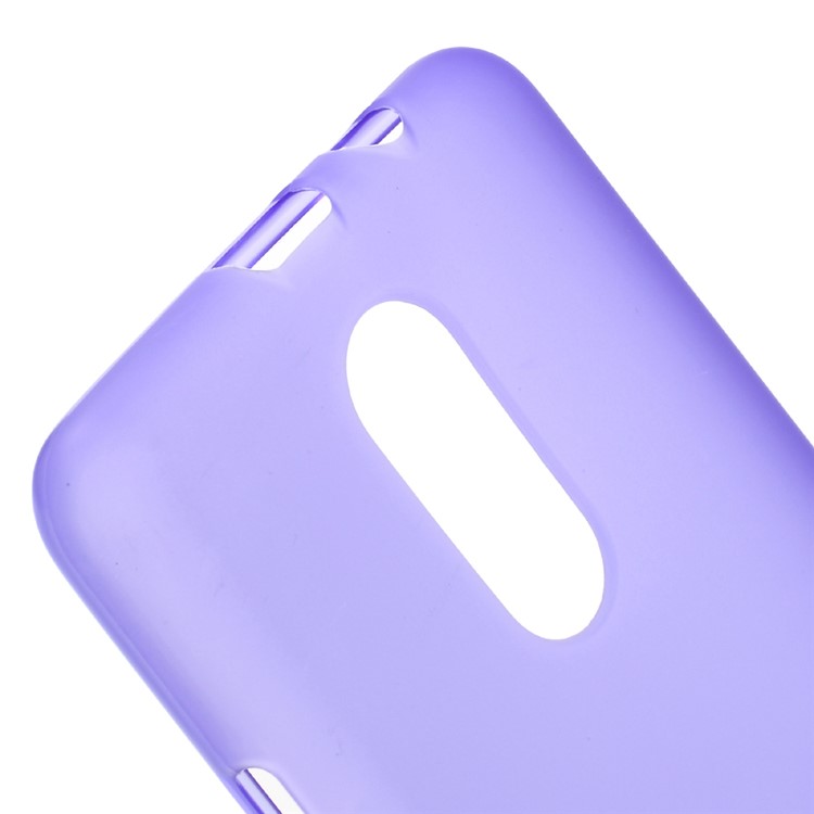 Matte Anti-fingerprint TPU Protector Case for Lenovo K6 - Purple-3