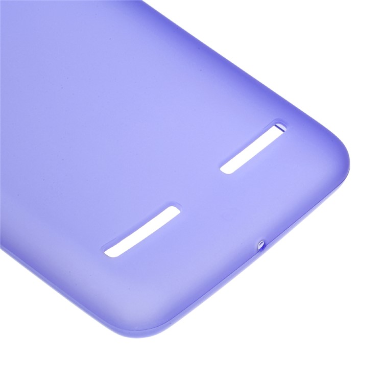 Matte Anti-fingerprint TPU Protector Case for Lenovo K6 - Purple-4