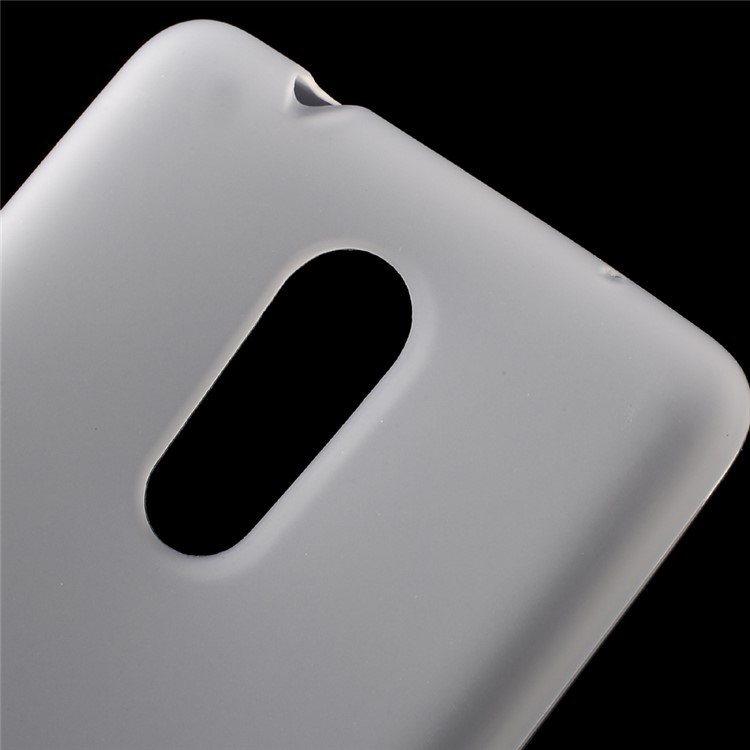 Double-sided Frosted TPU Shell Case for Lenovo K6 Note - White-3