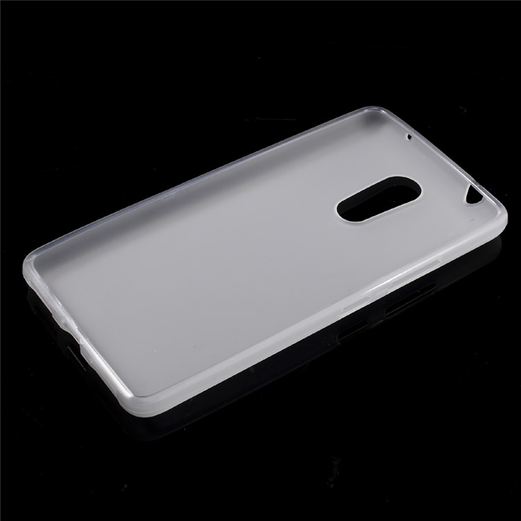 Double-sided Frosted TPU Shell Case for Lenovo K6 Note - White-5