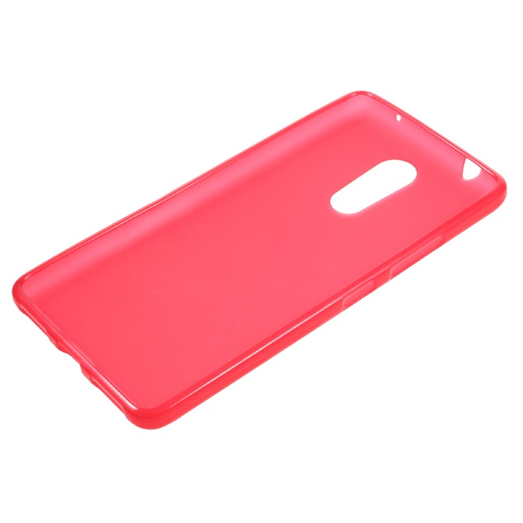 Double-sided Frosted TPU Protective Case for Lenovo K6 Note - Red-5