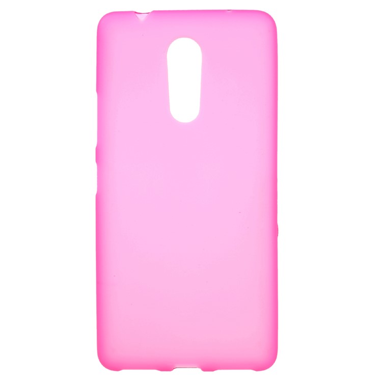 Double-sided Frosted TPU Gel Case for Lenovo K6 Note - Rose-1