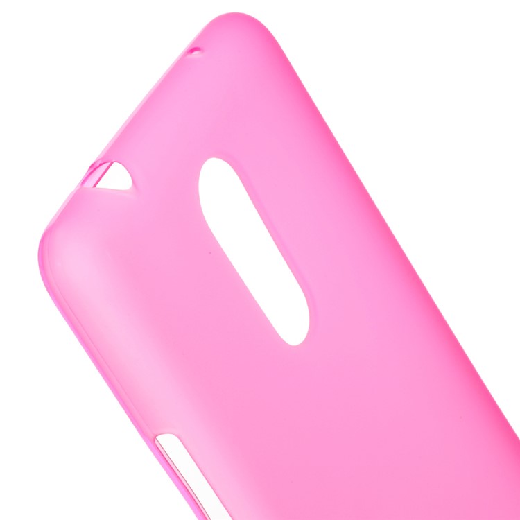 Double-sided Frosted TPU Gel Case for Lenovo K6 Note - Rose-3