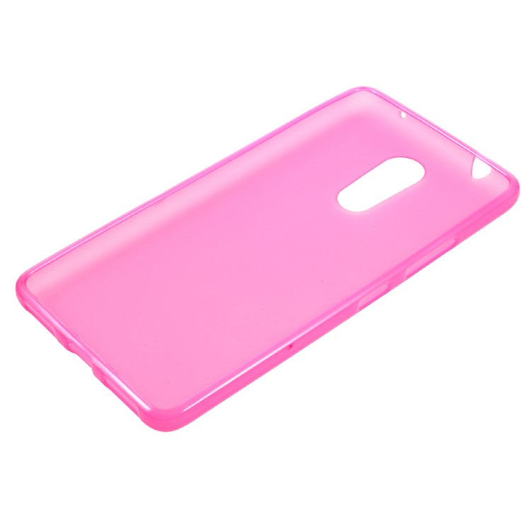 Double-sided Frosted TPU Gel Case for Lenovo K6 Note - Rose-5