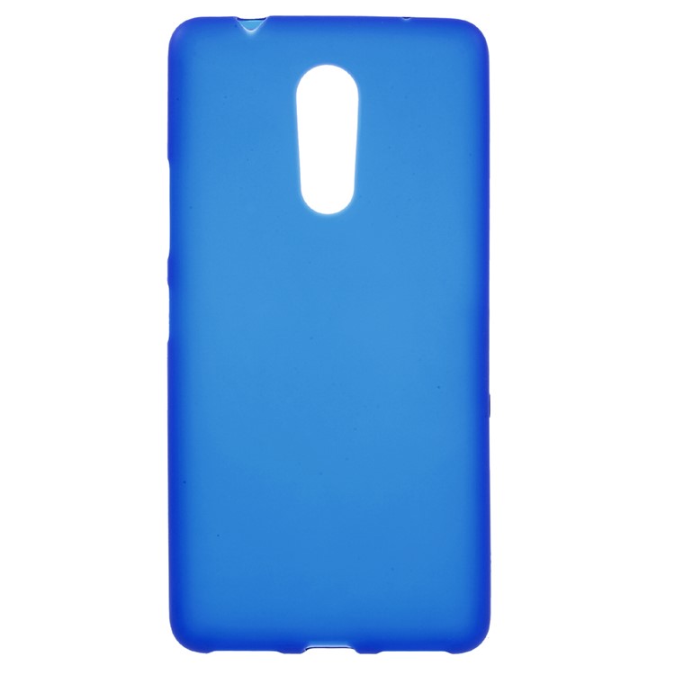 Double-sided Frosted TPU Protective Case for Lenovo K6 Note - Blue-1