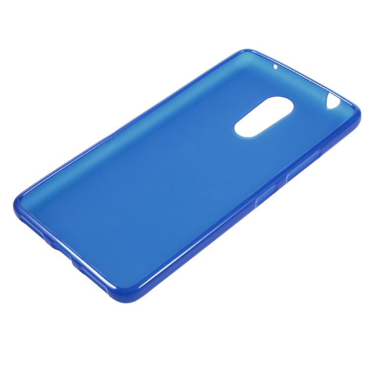 Double-sided Frosted TPU Protective Case for Lenovo K6 Note - Blue-5