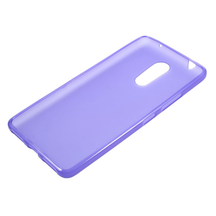 Double-sided Frosted TPU Cover for Lenovo K6 Note - Purple-5