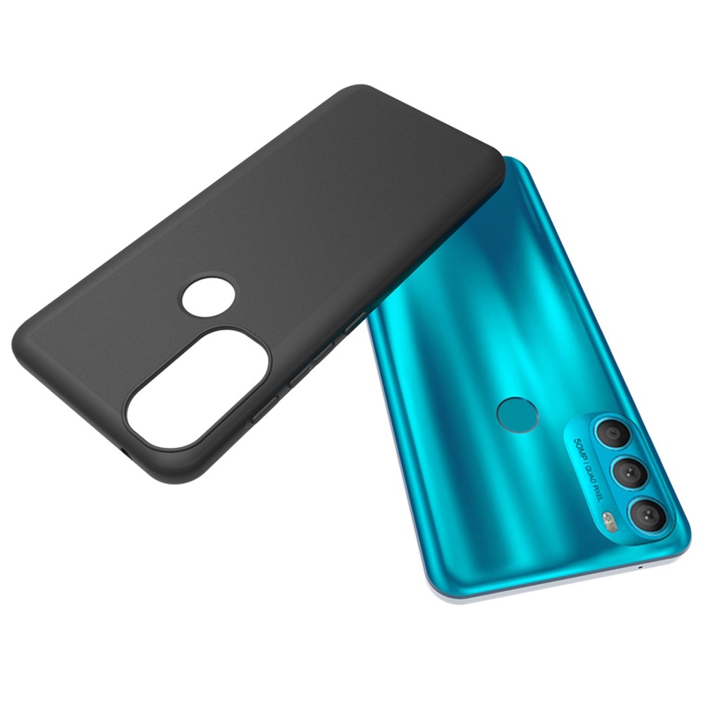 10Pcs/Pack Double-sided Matte Finish Soft TPU Protective Cover Mobile Phone Back Case for Motorola Moto G71 5G-5