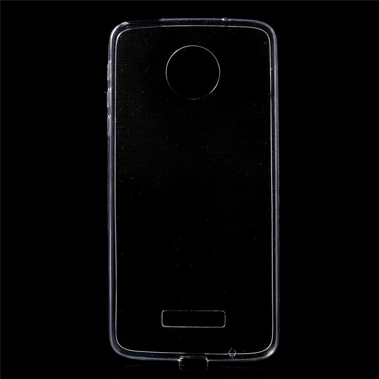 Crystal Clear Thin TPU Phone Case Cover for Motorola Moto Z-1