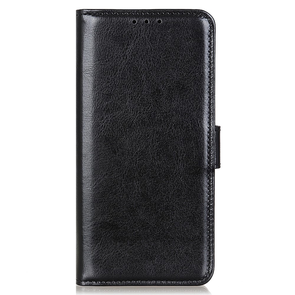 Fashionable Crazy Horse Texture PU Leather Flip Wallet Case TPU Shockproof Inner Shell with Stand for Motorola Moto G41 / G31 - Black-2