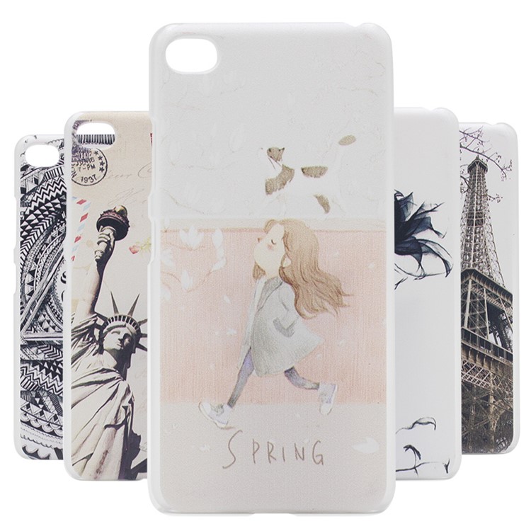 Pattern Printing PC Phone Case for Lenovo Sisley S90 - Paisley Skulls-2
