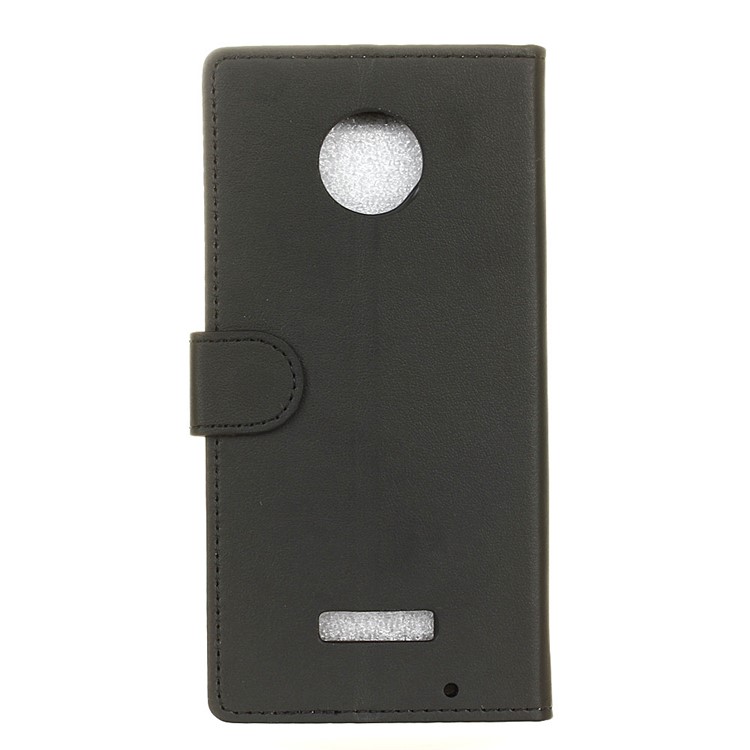 Wallet Leather Stand Case for Motorola Moto Z Play - Black-2