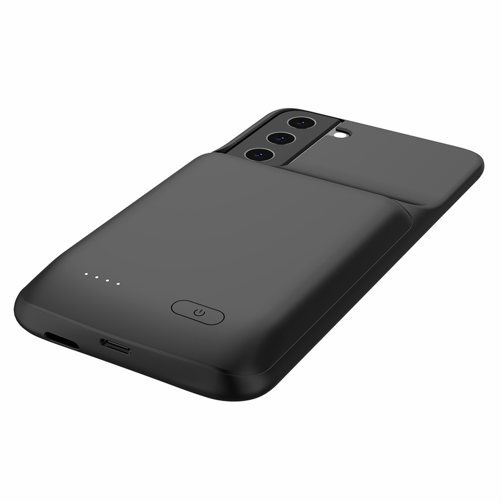 ZHX-208 4800mAh Rechargeable Battery Cover Soft TPU Edge Phone Charging Case for Samsung Galaxy S22+ 5G-7