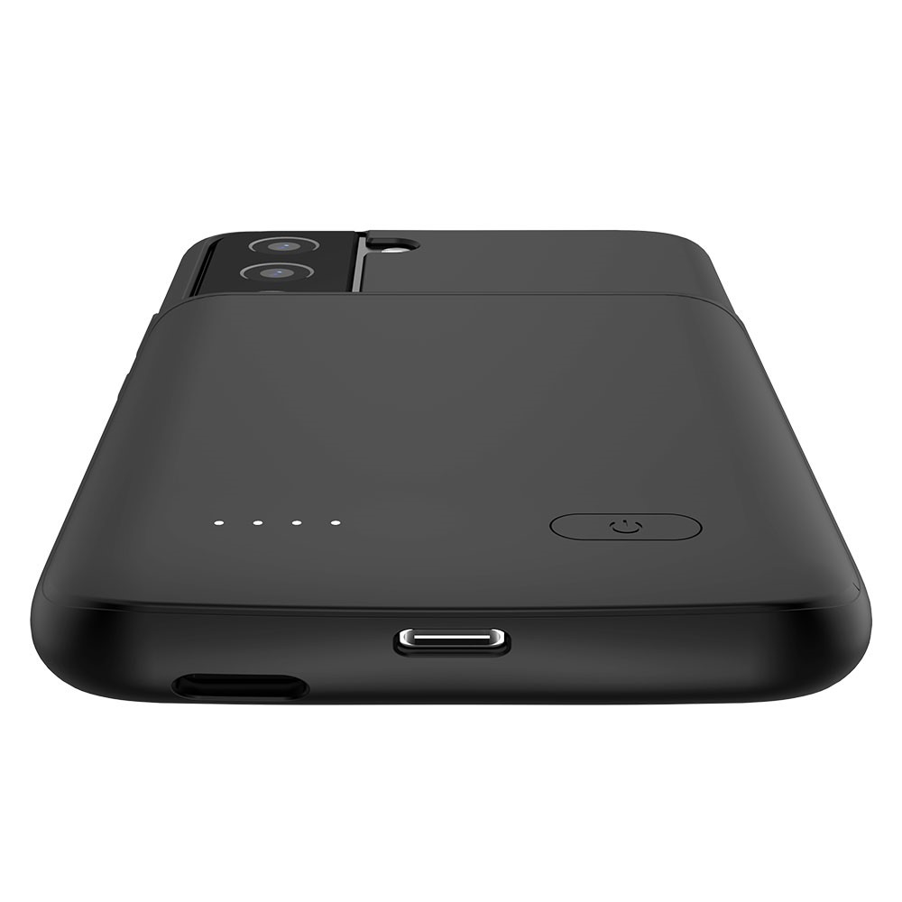 ZHX-208 4700mah Rechargeable Battery Cover Phone Charging Case with Soft TPU Edge for Samsung Galaxy S22 5G-7