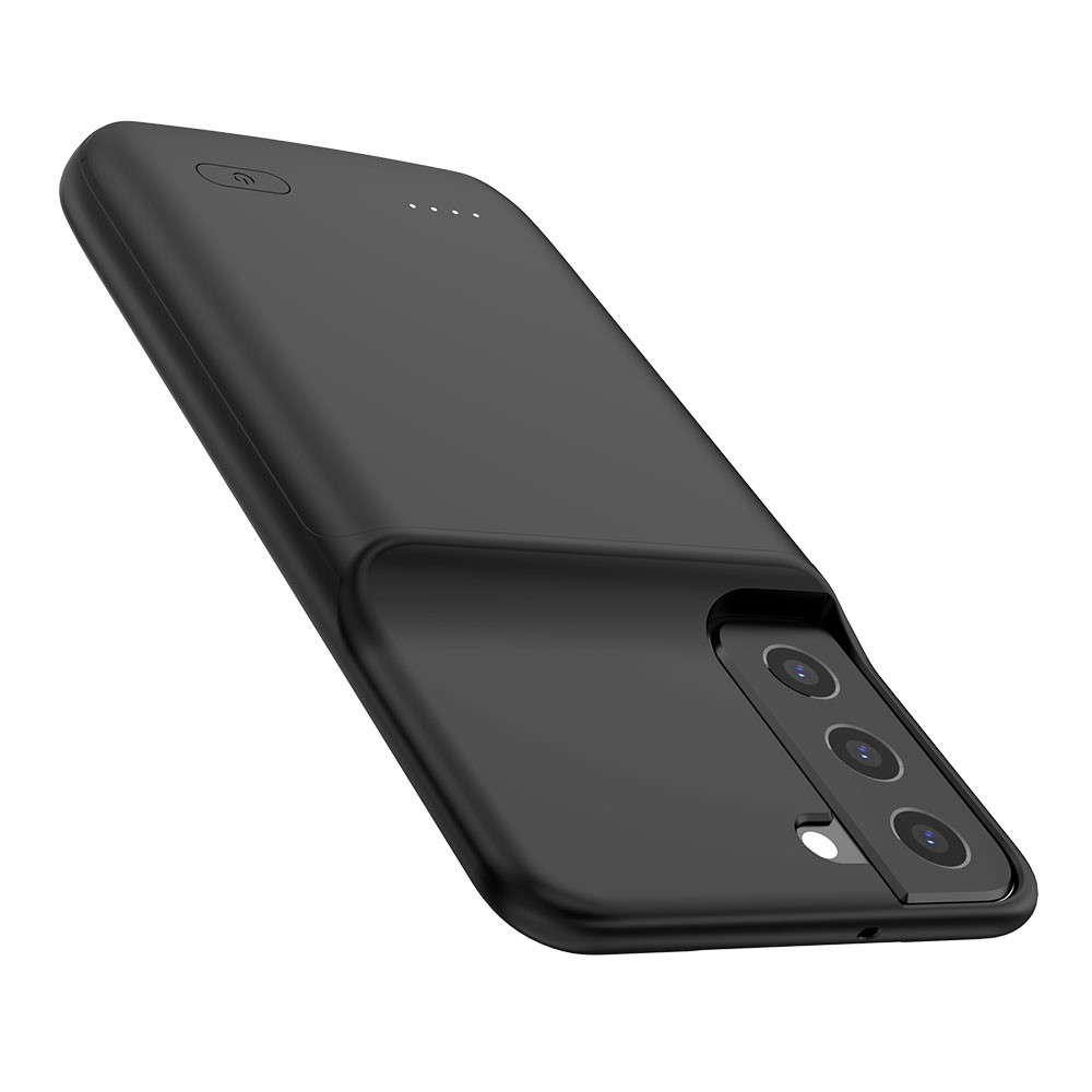 ZHX-208 4700mah Rechargeable Battery Cover Phone Charging Case with Soft TPU Edge for Samsung Galaxy S22 5G-8