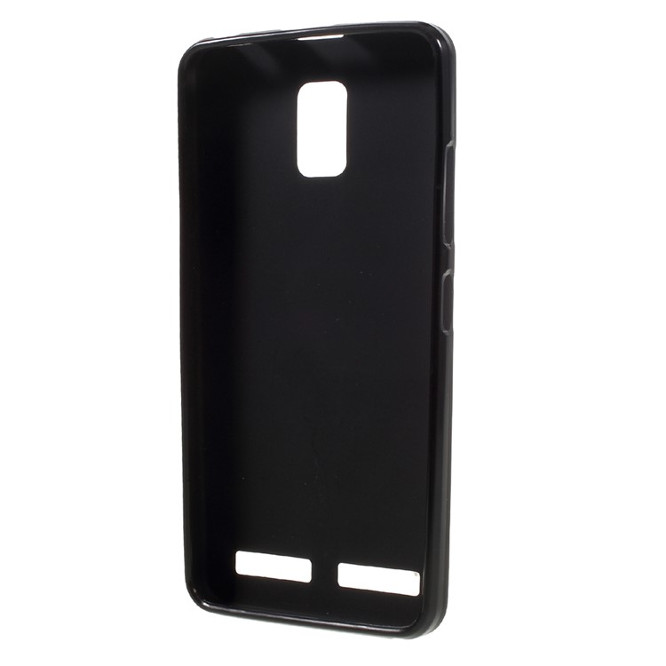Matte Anti-fingerprint TPU Gel Case for Lenovo A6600 - Black-2