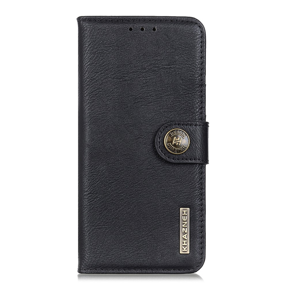 KHAZNEH Phone Cover for Motorola Moto G Stylus 5G (2022), Viewing Stand Textured PU Leather PU Leather Magnetic Flip Wallet Case - Black-2