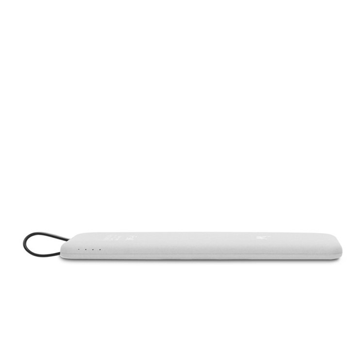 IWO iFreeX 4000mAh Power Bank Built-in Micro USB Cable with Nano Suction for Samsung Huawei - White-2