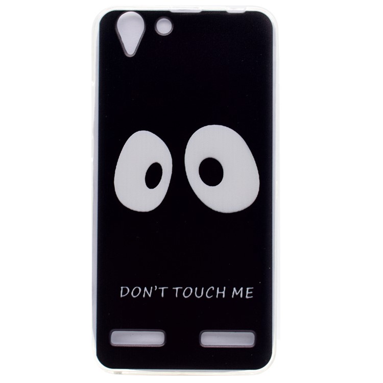 For Lenovo Vibe K5 / Vibe K5 Plus Patterned Soft TPU Mobile Phone Shell (2 Openings, Random Delivery) - Do not Touch Me-1