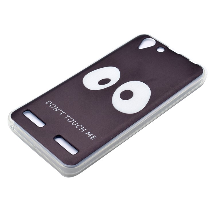For Lenovo Vibe K5 / Vibe K5 Plus Patterned Soft TPU Mobile Phone Shell (2 Openings, Random Delivery) - Do not Touch Me-2