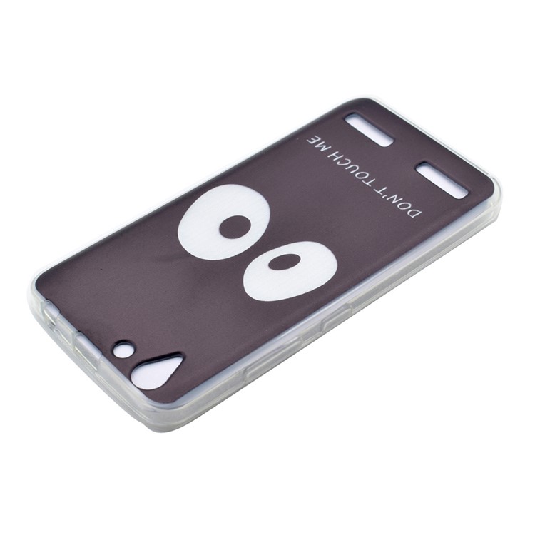 For Lenovo Vibe K5 / Vibe K5 Plus Patterned Soft TPU Mobile Phone Shell (2 Openings, Random Delivery) - Do not Touch Me-3