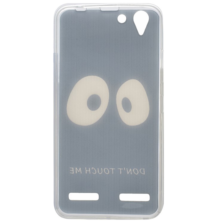For Lenovo Vibe K5 / Vibe K5 Plus Patterned Soft TPU Mobile Phone Shell (2 Openings, Random Delivery) - Do not Touch Me-4