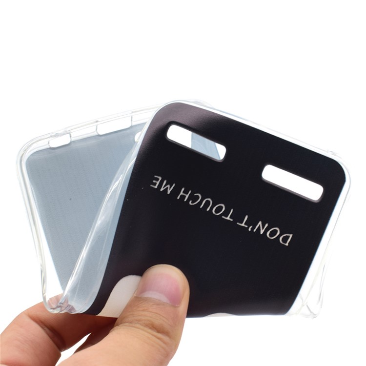 For Lenovo Vibe K5 / Vibe K5 Plus Patterned Soft TPU Mobile Phone Shell (2 Openings, Random Delivery) - Do not Touch Me-5