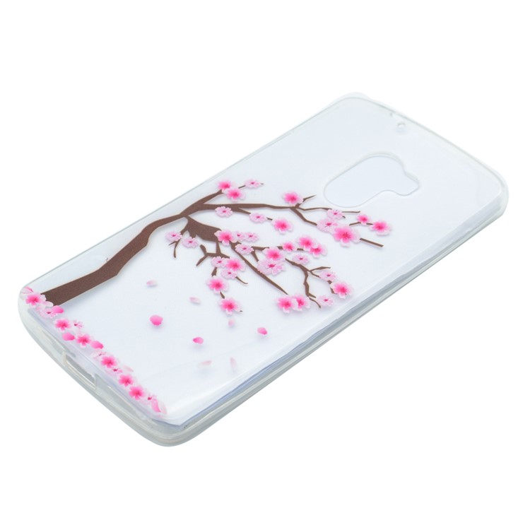 Soft TPU Phone Case for Lenovo Vibe K4 Note / Vibe X3 Lite / A7010 - Plum Blossom-2